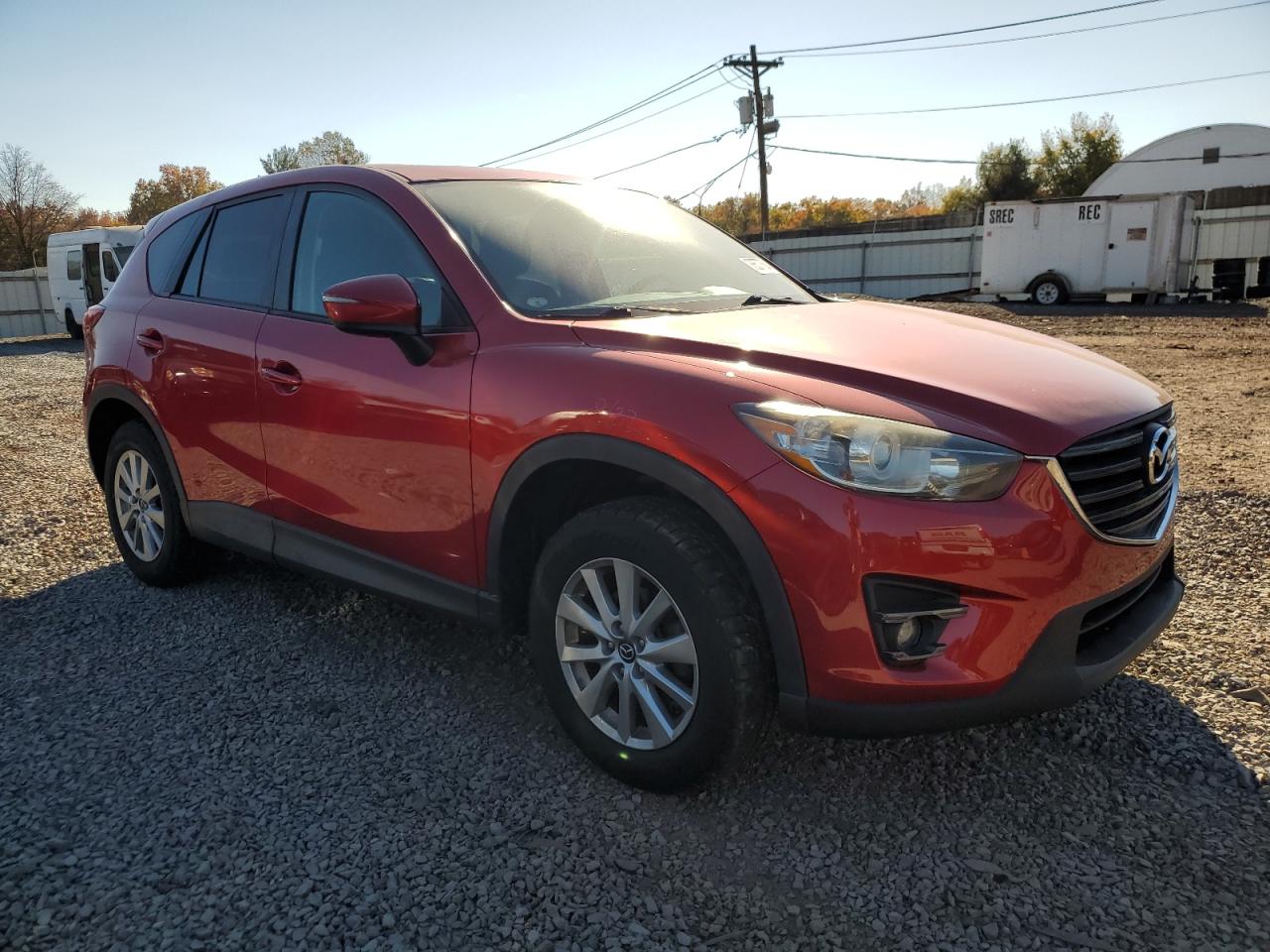 2016 Mazda CX-5 VIN JM3KE4CY8G0665961 Copart auction photo, rear end / side damage thumbnail 4