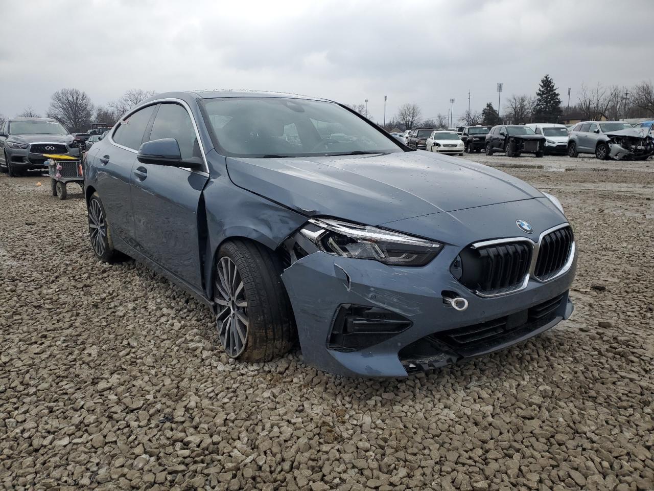 2022 BMW 2er VIN WBA53AK08N7L07962 Copart auction photo, front end damage thumbnail 4