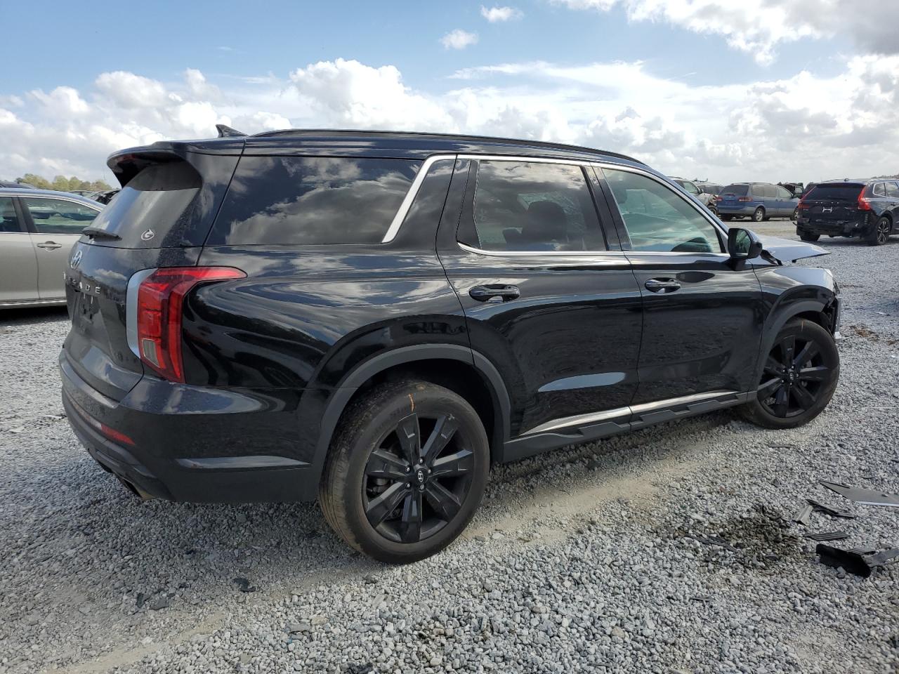 2023 Hyundai Palisade VIN KM8R34GE4PU518747 Copart auction photo, front end / undercarriage damage thumbnail 3