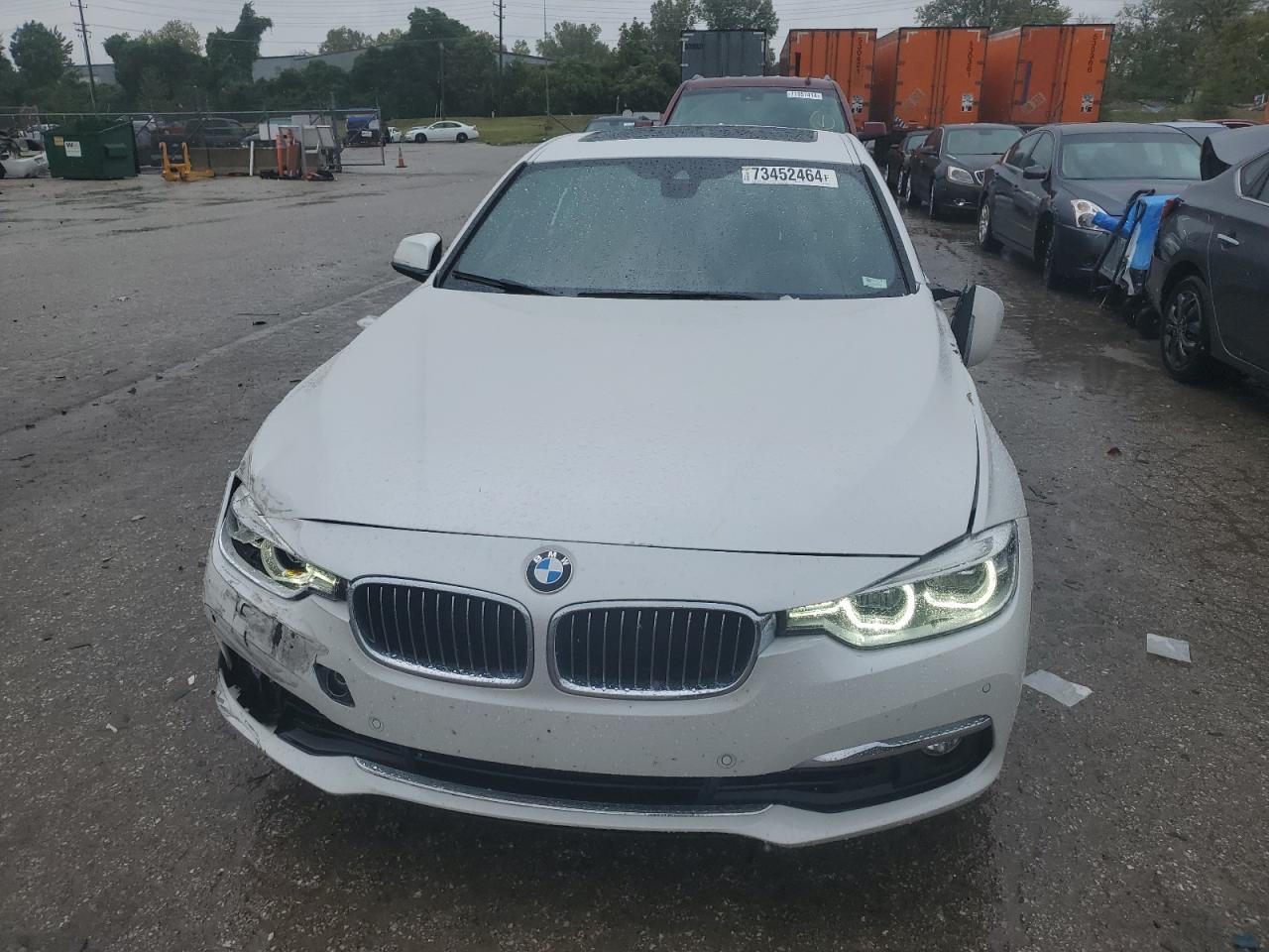 2017 BMW 3er VIN WBA8B7G34HNU38120 Copart auction photo, side damage thumbnail 5