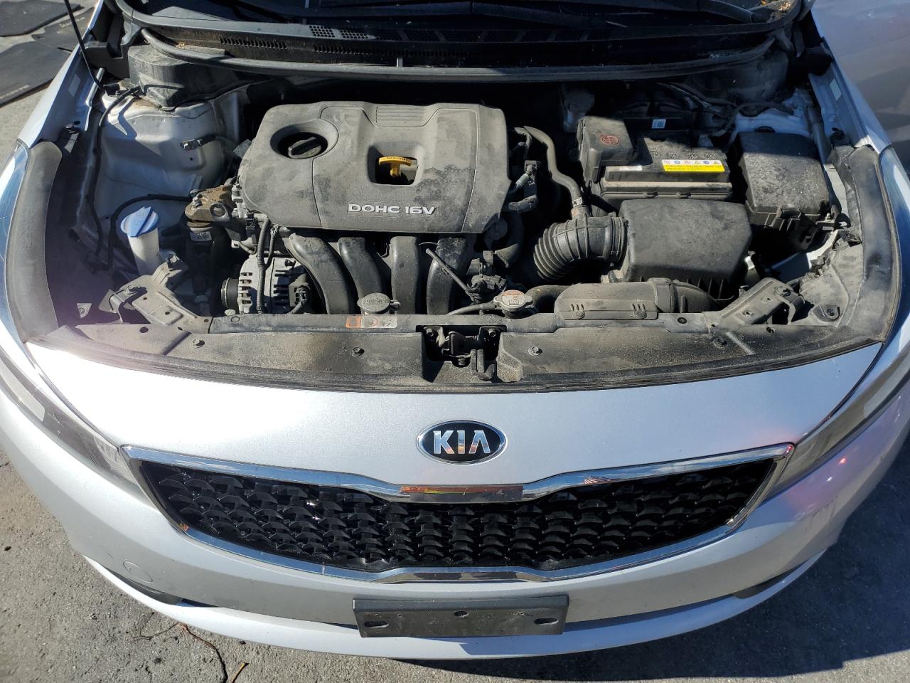 2017 KIA Forte VIN 3KPFK4A75HE123500 Copart auction photo, rear end / top/roof damage thumbnail 12