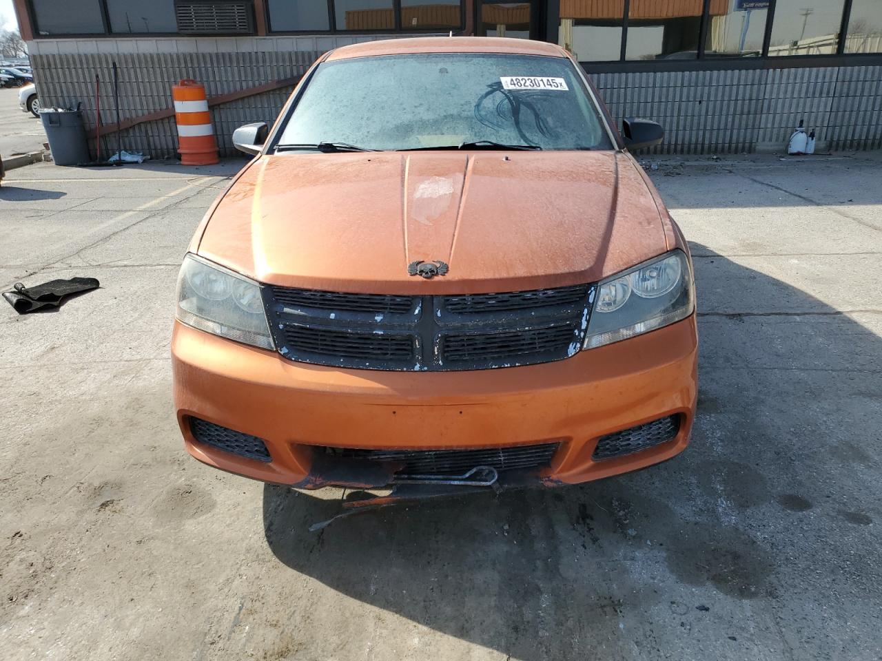 2011 Dodge Avenger VIN 1B3BD4FB8BN616971 Copart auction photo, burn / side damage thumbnail 5