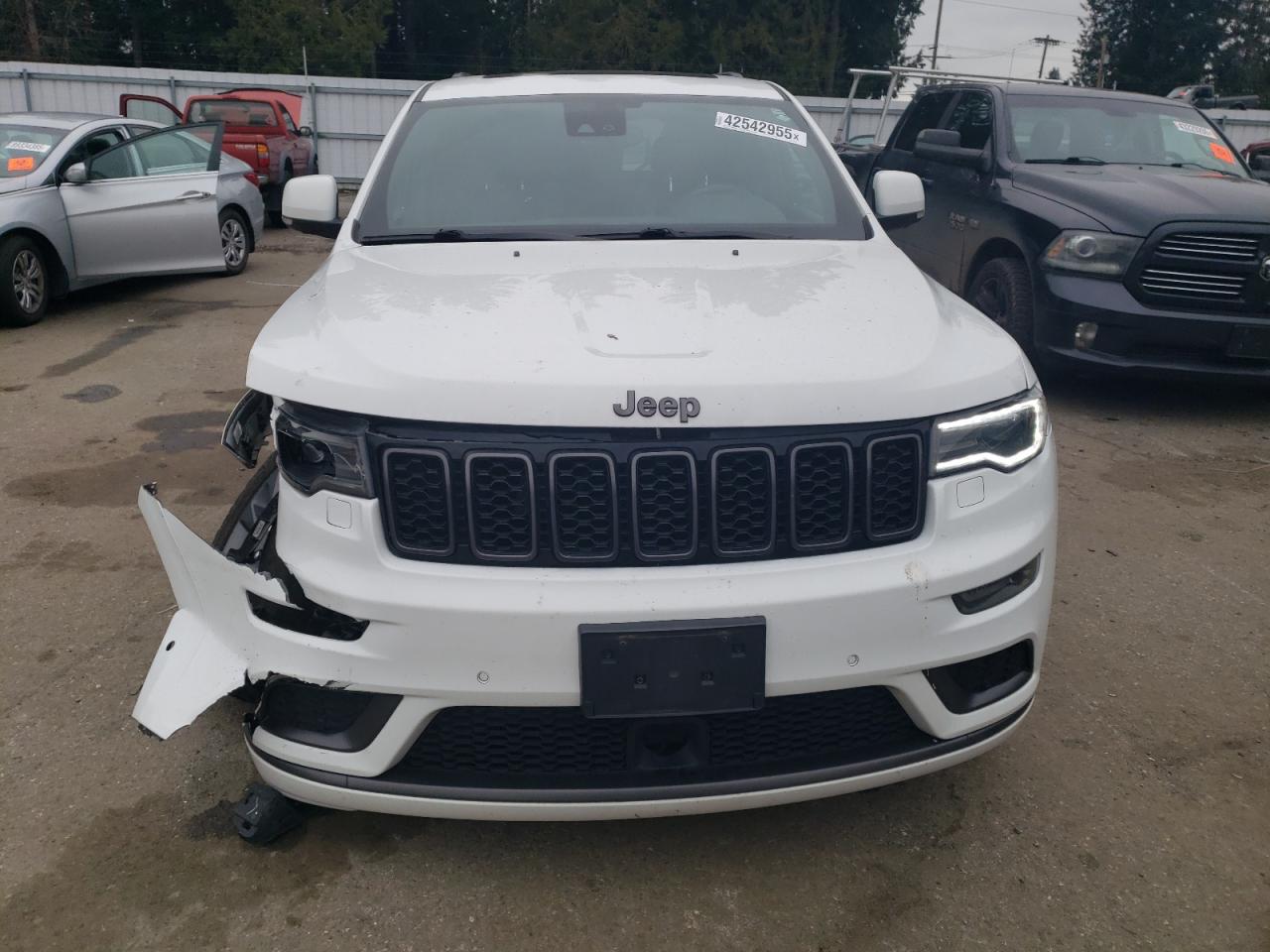 2018 Jeep Grand Cherokee VIN 1C4RJFCG5JC457421 Copart auction photo, front end damage thumbnail 5