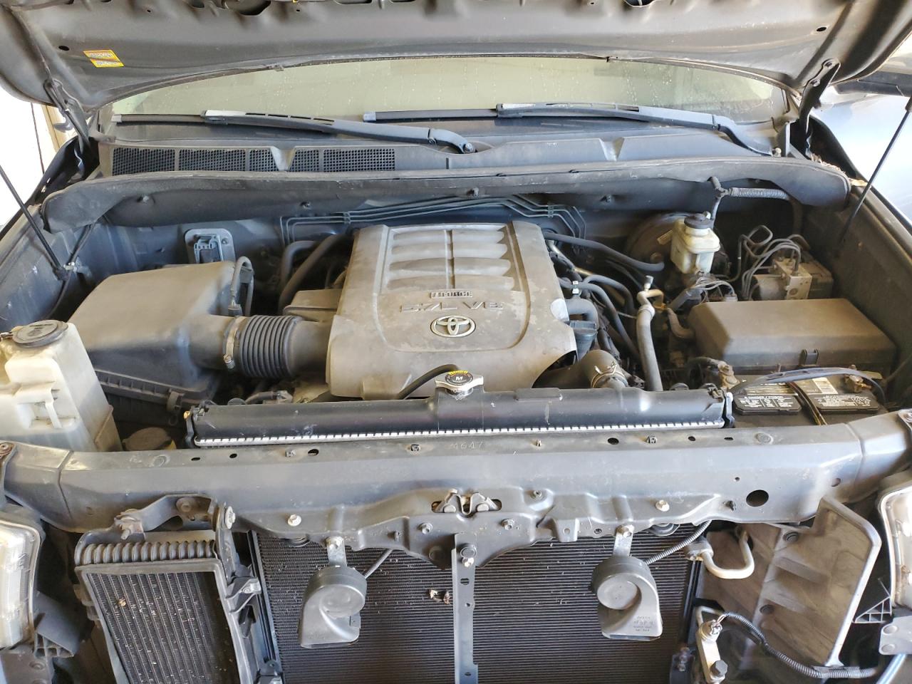 2008 Toyota Tundra VIN 5TBDV58108S514459 Copart auction photo, rear end / side damage thumbnail 11