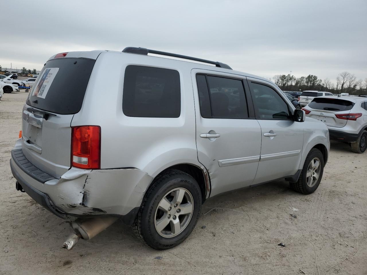 2011 Honda Pilot VIN 5FNYF3H44BB009220 Copart auction photo, rear end / minor dent/scratches damage thumbnail 3
