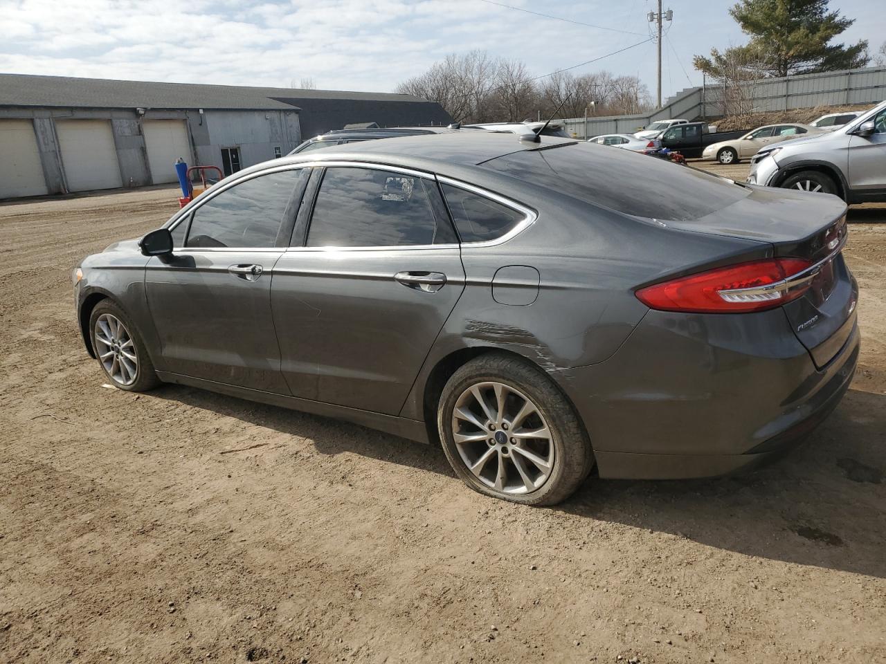 2017 Ford Fusion VIN 3FA6P0HD1HR291879 Copart auction photo, side / minor dent/scratches damage thumbnail 2
