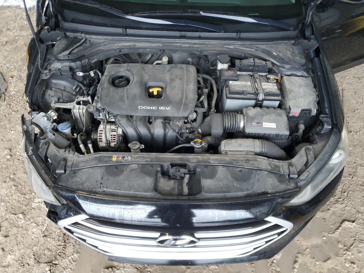 2017 Hyundai Elantra VIN 5NPD84LF7HH008757 Copart auction photo, front end damage thumbnail 11
