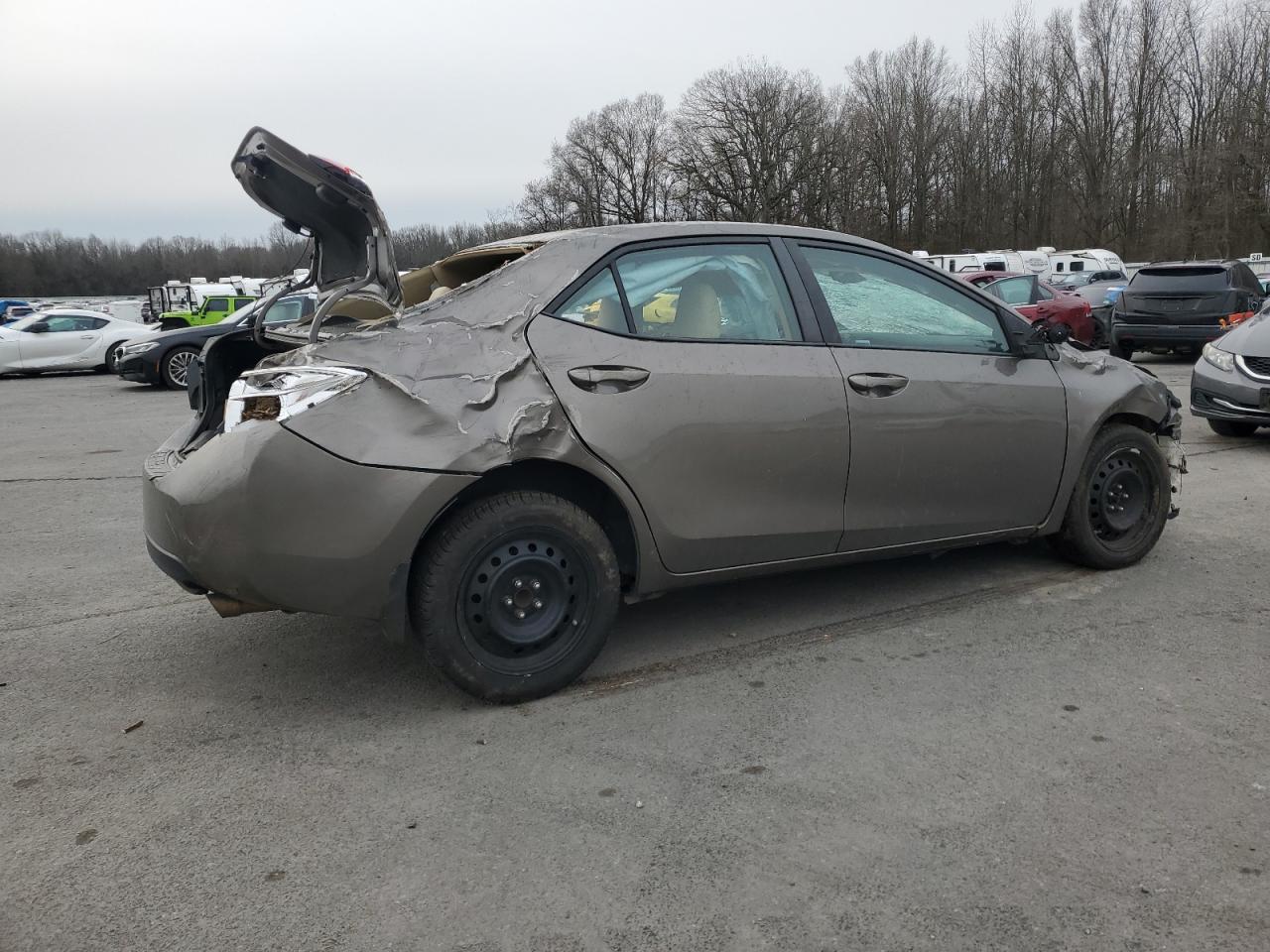 2017 Toyota Corolla VIN 2T1BURHE5HC857580 Copart auction photo, all over damage thumbnail 3