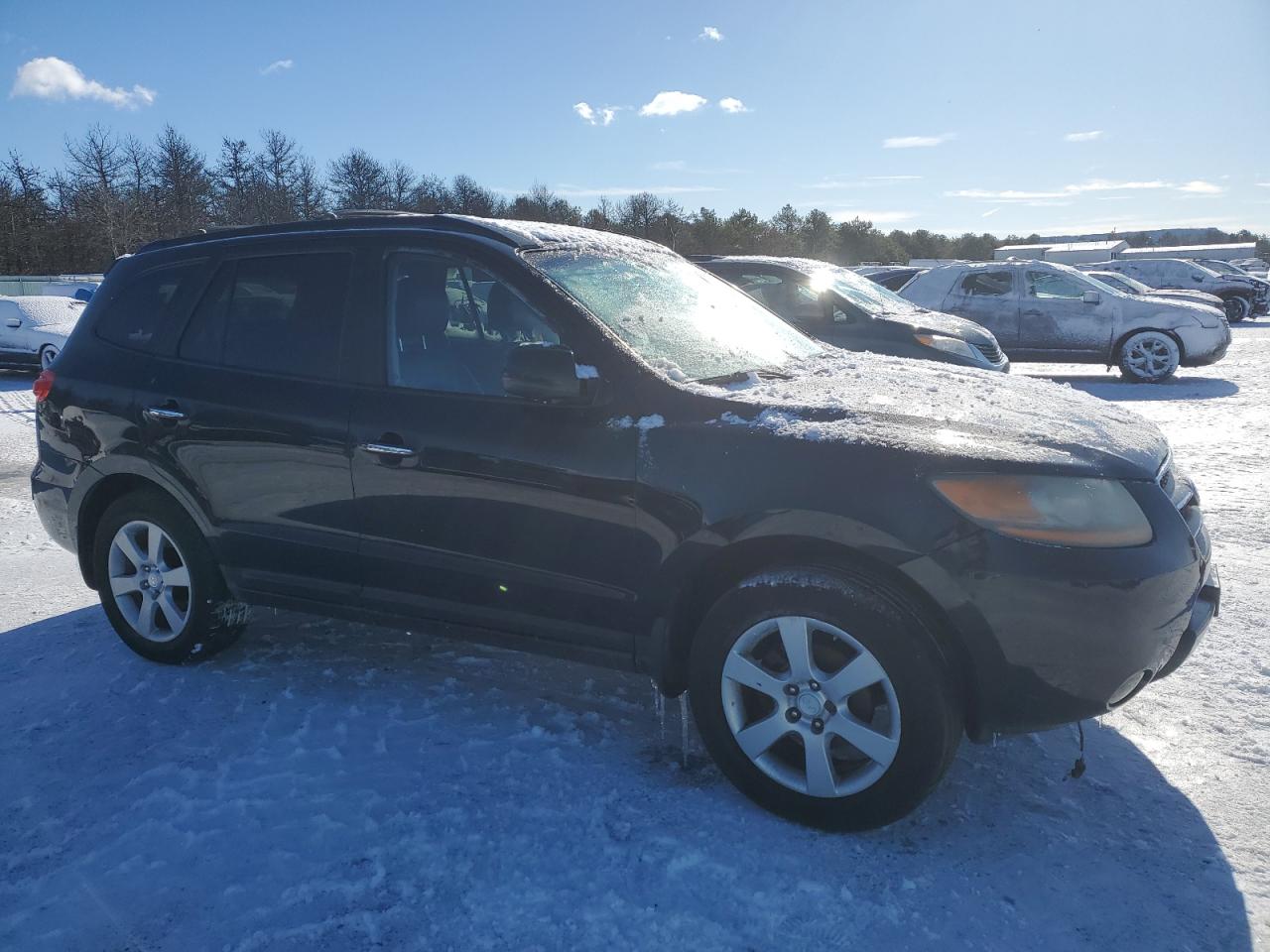 2009 Hyundai Santa Fe VIN 5NMSH73E69H281445 Copart auction photo, side / minor dent/scratches damage thumbnail 4