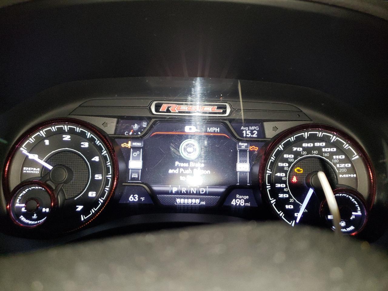 2019 RAM 1500 VIN 1C6SRFLT4KN583614 Copart auction photo, front end damage thumbnail 9