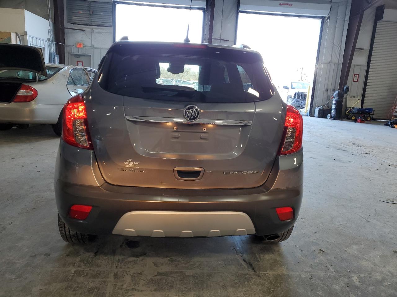 2014 Buick Encore VIN KL4CJCSB9EB573608 Copart auction photo, front end damage thumbnail 6
