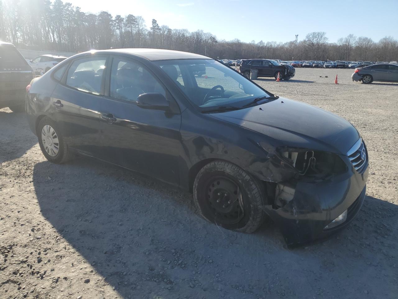 2010 Hyundai Elantra VIN KMHDU4AD7AU864760 Copart auction photo, front end / minor dent/scratches damage thumbnail 4
