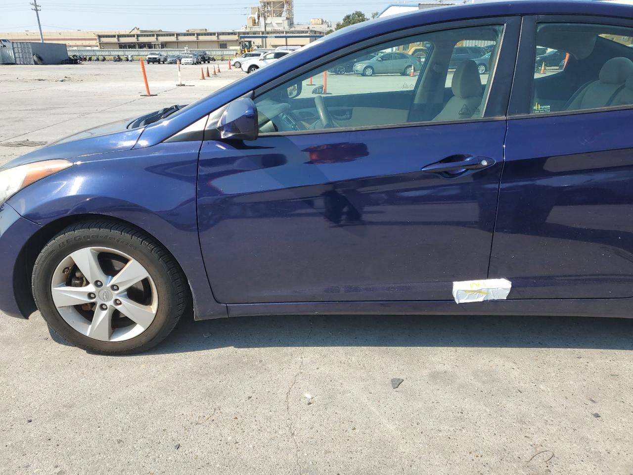 2013 Hyundai Elantra VIN 5NPDH4AE3DH352218 Copart auction photo, water/flood damage thumbnail 12