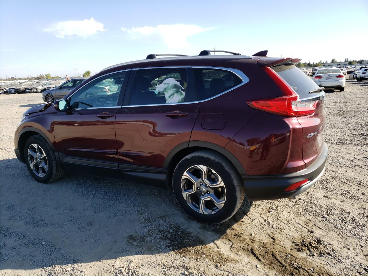 2017 Honda CR-V VIN 2HKRW2H51HH677297 Copart auction photo, front end damage thumbnail 2
