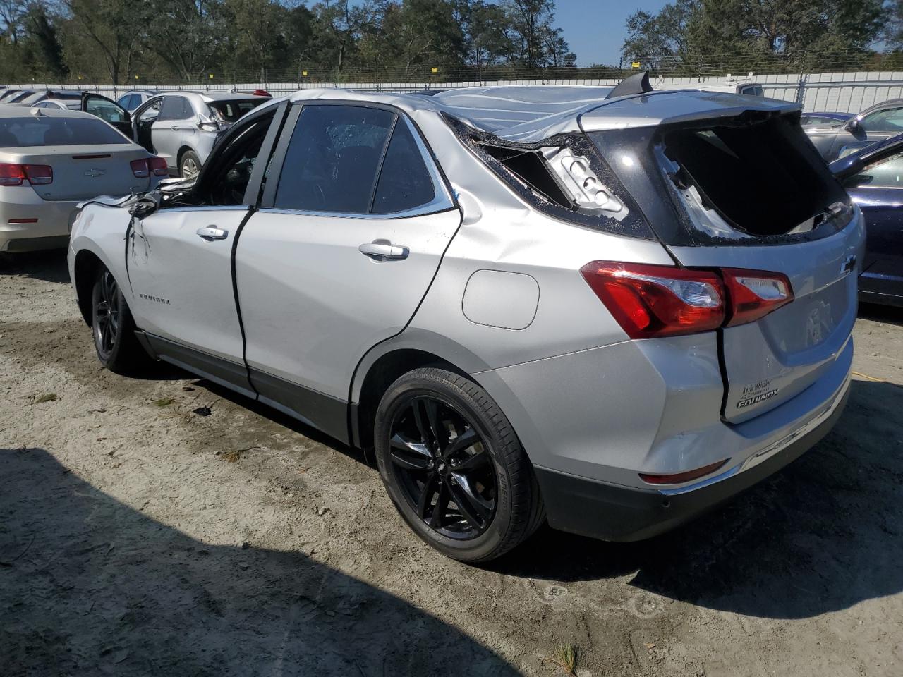 2021 Chevrolet Equinox VIN 2GNAXKEV0M6125259 Copart auction photo, top/roof damage thumbnail 2