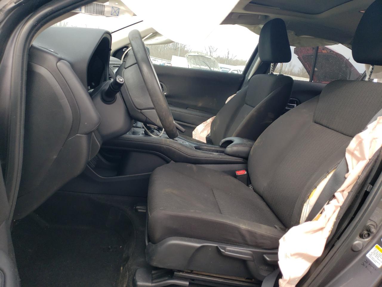 2016 Honda HR-V VIN 3CZRU5H5XGM719881 Copart auction photo, rollover damage thumbnail 7