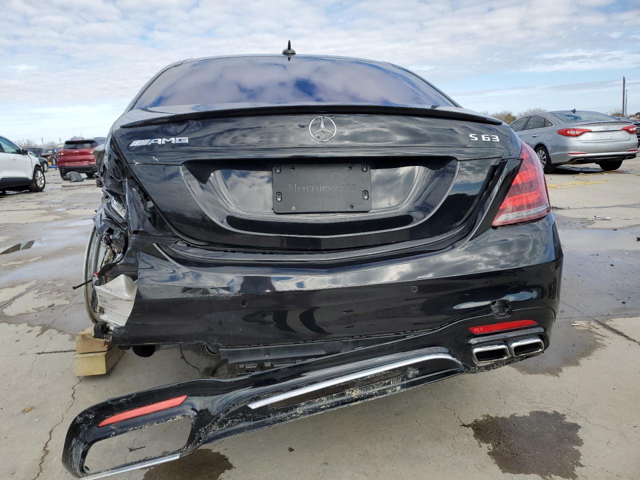 2018 Mercedes-Benz S-klasse VIN WDDUG8JB6JA356529 Copart auction photo, all over damage thumbnail 6