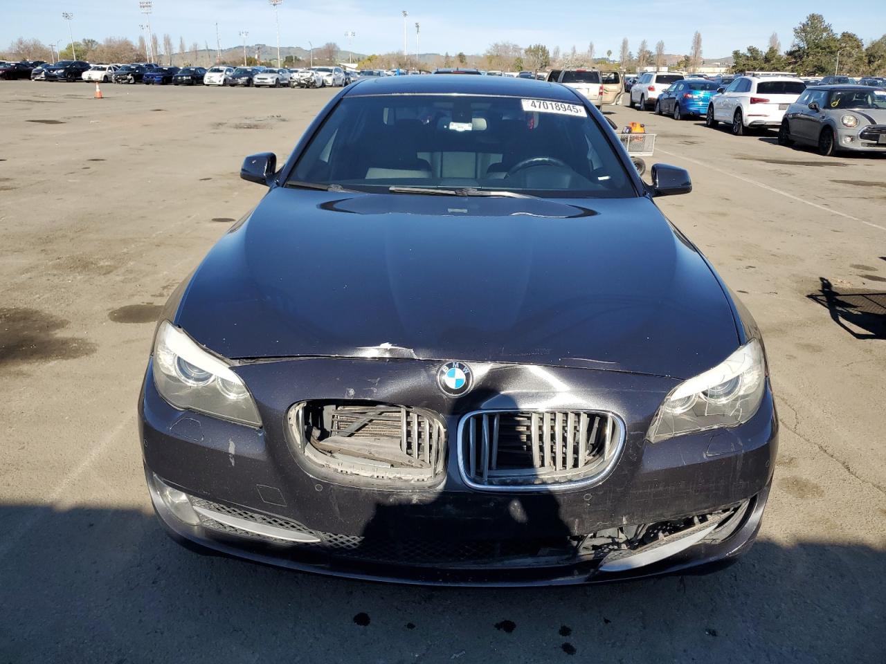 2011 BMW 5er VIN WBAFR9C55BC599424 Copart auction photo, front end damage thumbnail 5