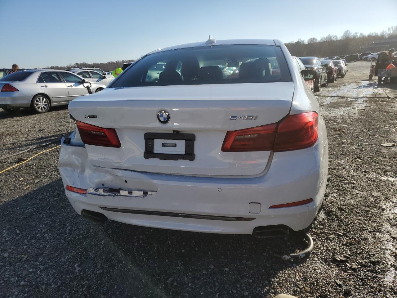 2018 BMW 5er VIN WBAJE7C59JWC57131 Copart auction photo, rear end damage thumbnail 6