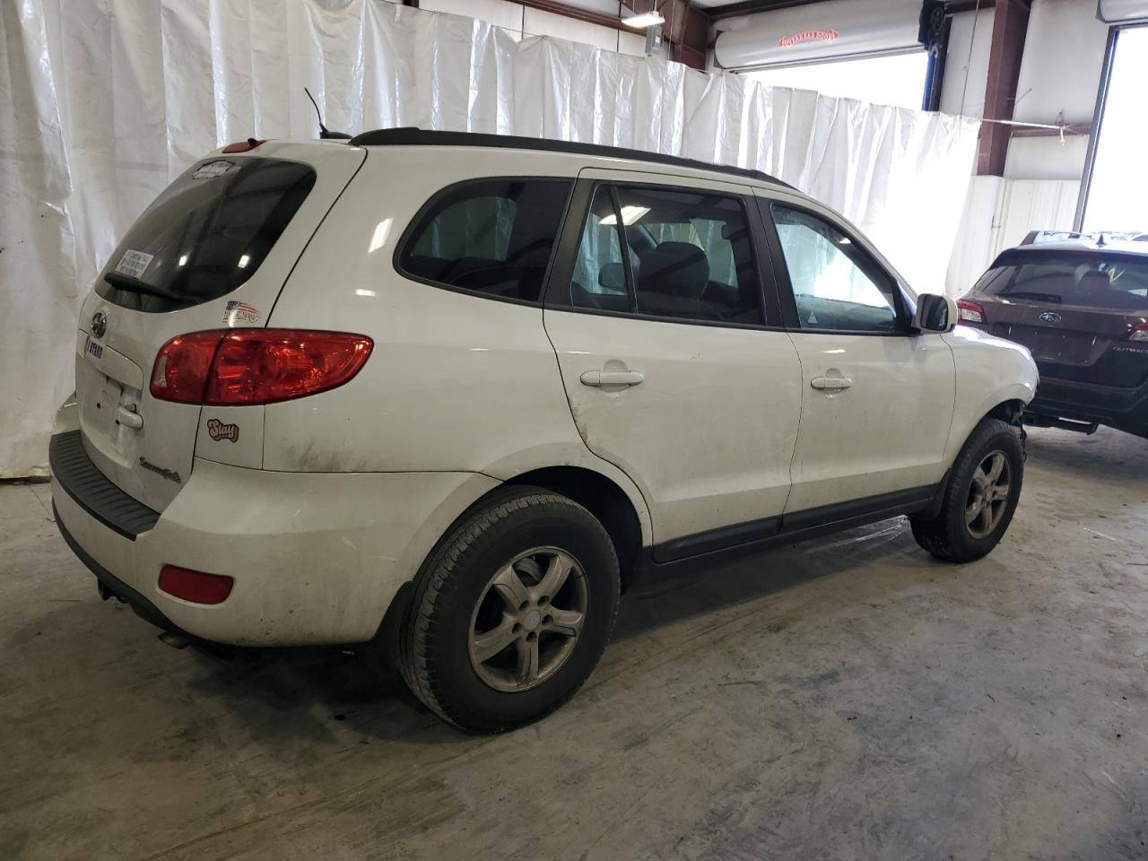 2008 Hyundai Santa Fe VIN 5NMSG13DX8H194914 Copart auction photo, front end damage thumbnail 3