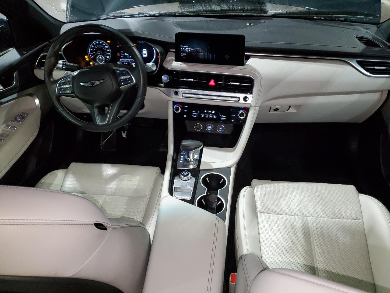 2024 Genesis G70 VIN KMTG34SC6RU140145 Copart auction photo, front end / side damage thumbnail 8