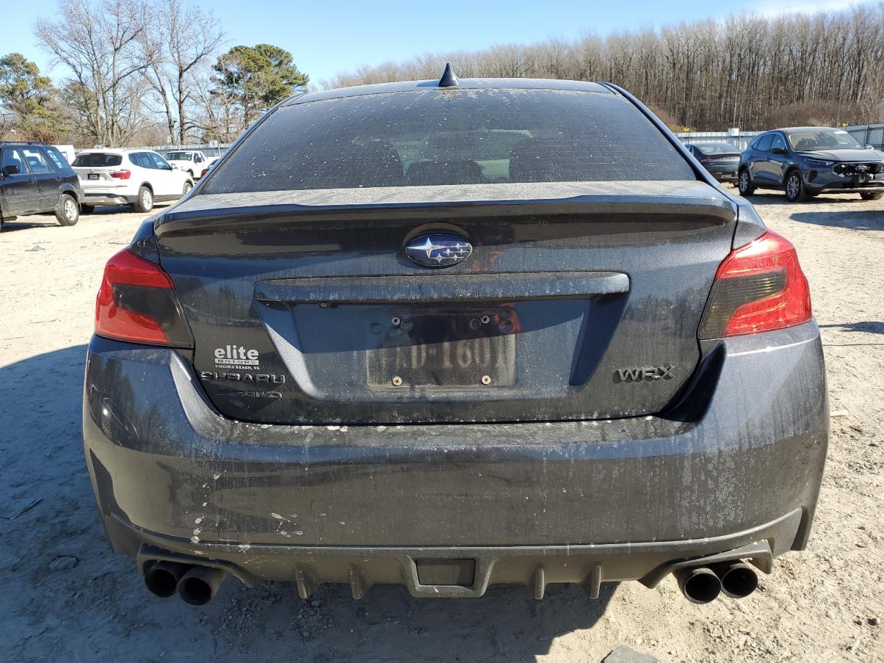 2017 Subaru WRX VIN JF1VA1E65H9814714 Copart auction photo, front end / minor dent/scratches damage thumbnail 6