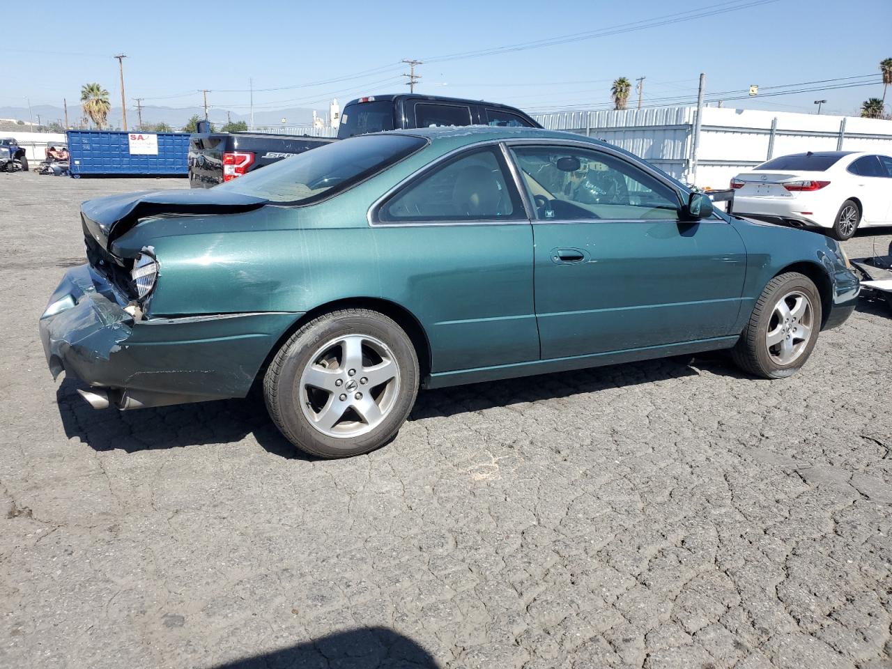 2003 Acura CL VIN 19UYA42423A011539 Copart auction photo, rear end damage thumbnail 3