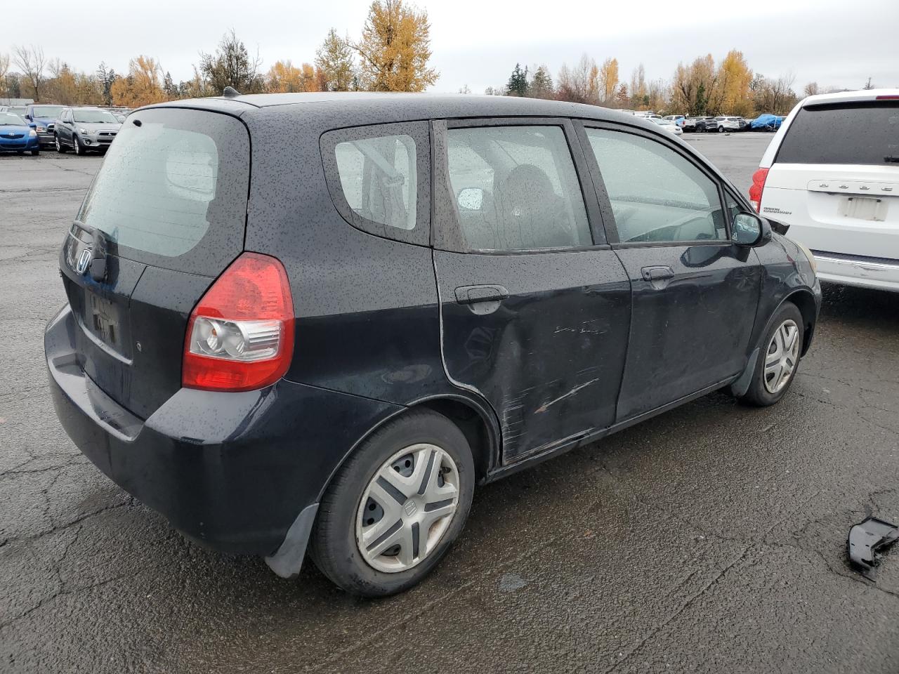 2008 Honda Fit VIN JHMGD37458S022474 Copart auction photo, front end damage thumbnail 3