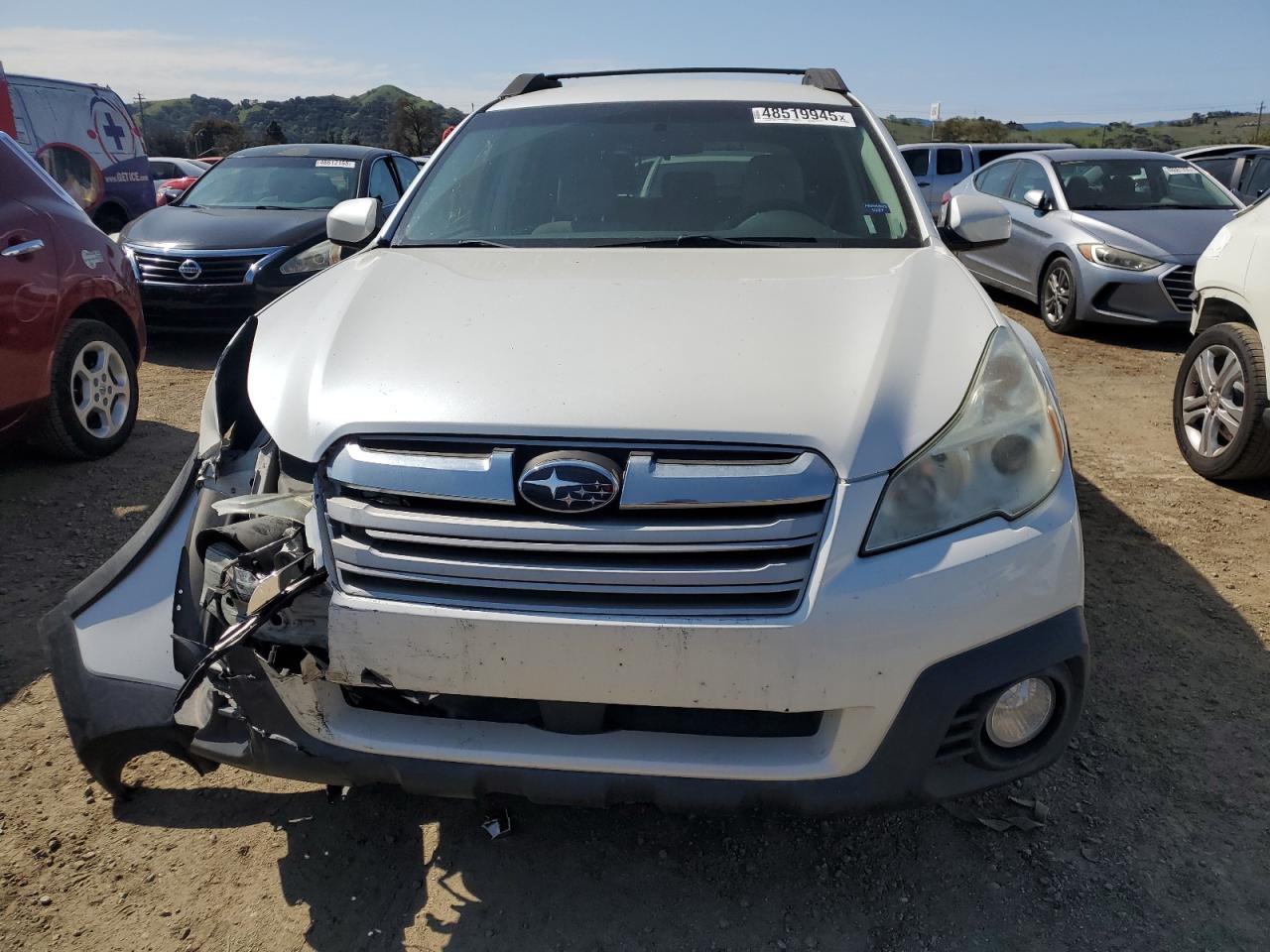 2014 Subaru Outback VIN 4S4BRBCC6E3231647 Copart auction photo, front end damage thumbnail 5