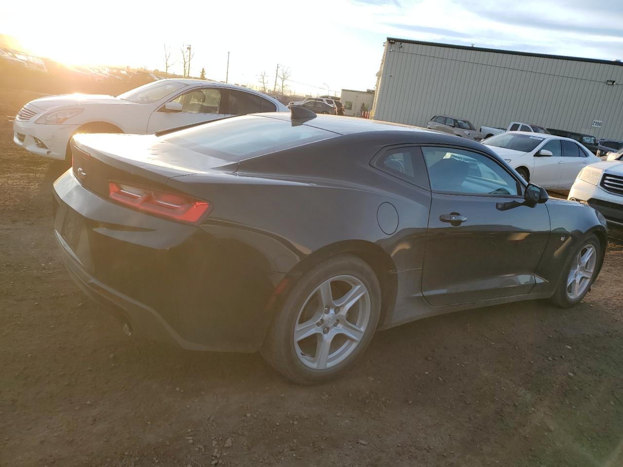 2018 Chevrolet Camaro VIN 1G1FB1RX1J0160036 Copart auction photo, hail / minor dent/scratches damage thumbnail 3