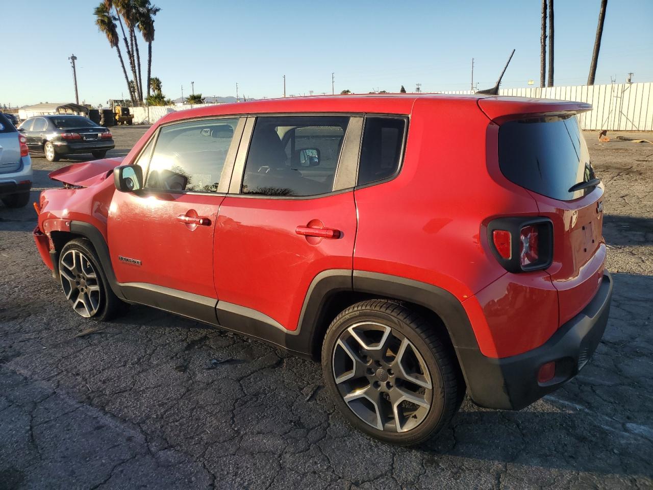 2021 Jeep Renegade VIN ZACNJCAB0MPM48918 Copart auction photo, front end / minor dent/scratches damage thumbnail 2
