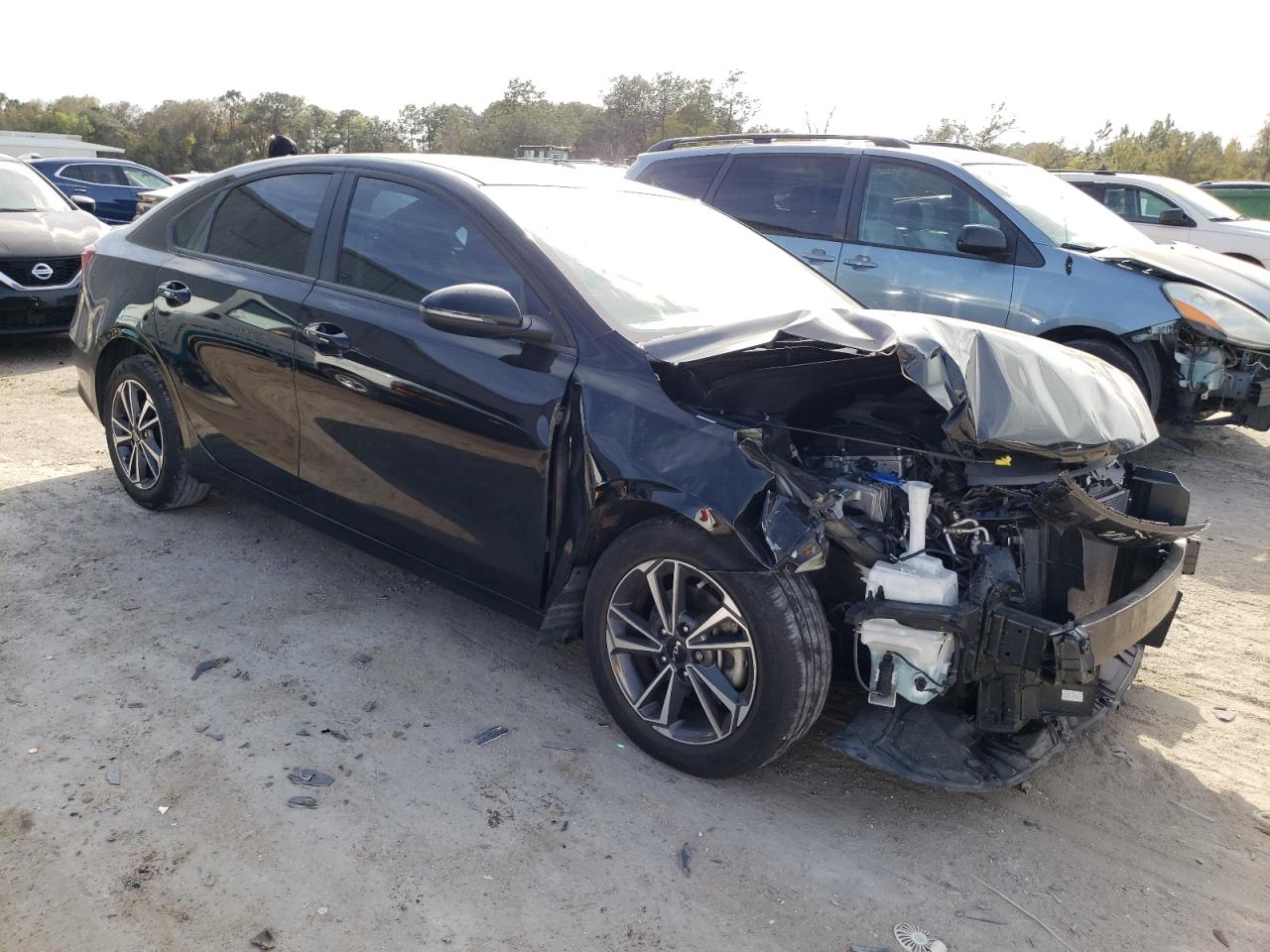 2023 KIA Forte VIN 3KPF24AD0PE630650 Copart auction photo, front end damage thumbnail 4