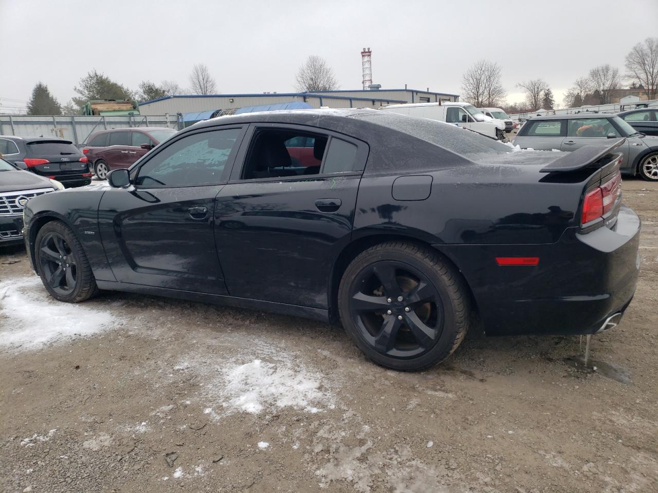2014 Dodge Charger VIN 2C3CDXCT4EH338752 Copart auction photo, side / vandalism damage thumbnail 2