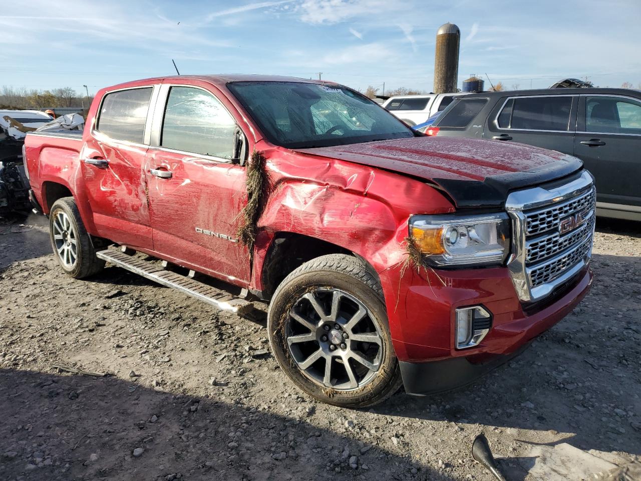 2021 GMC Canyon VIN 1GTG5EEN7M1254810 Copart auction photo, all over damage thumbnail 4