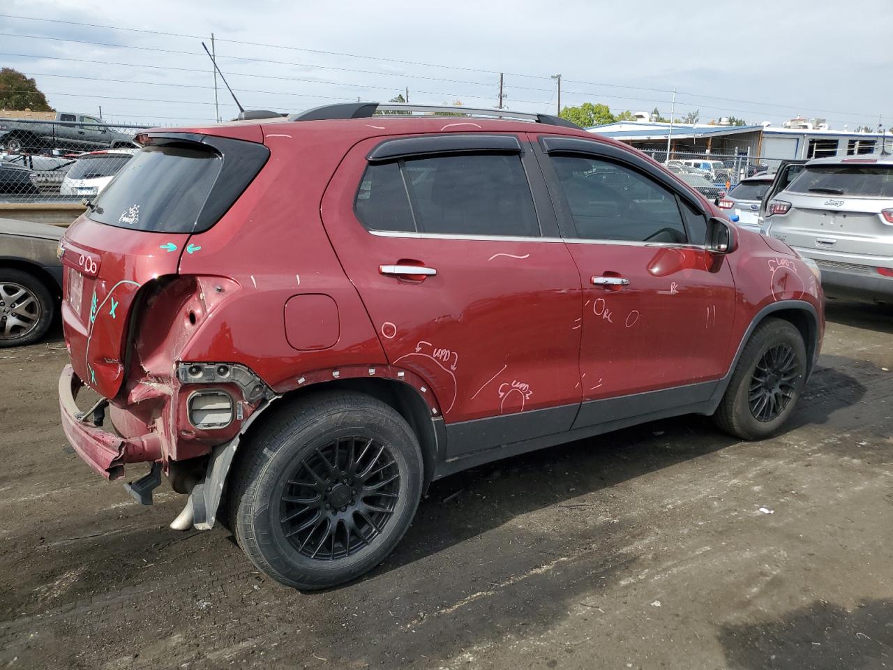 2019 Chevrolet Trax VIN 3GNCJLSB2KL211630 Copart auction photo, rear end damage thumbnail 3