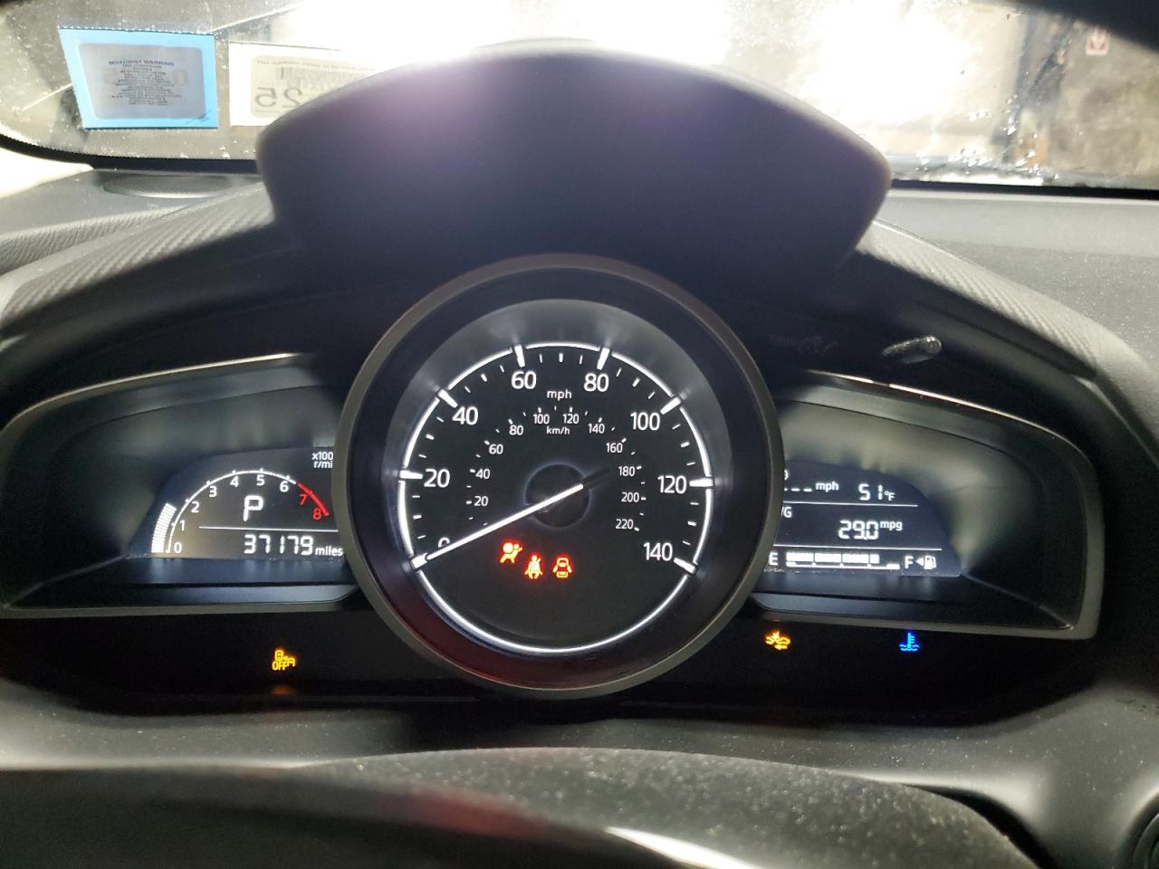2019 Mazda CX-3 VIN JM1DKFB73K0442539 Copart auction photo, side damage thumbnail 9