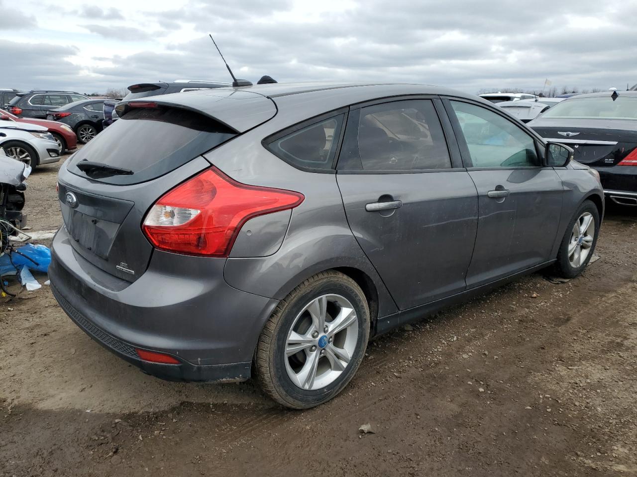 2013 Ford Focus VIN 1FADP3K21DL241640 Copart auction photo, side damage thumbnail 3