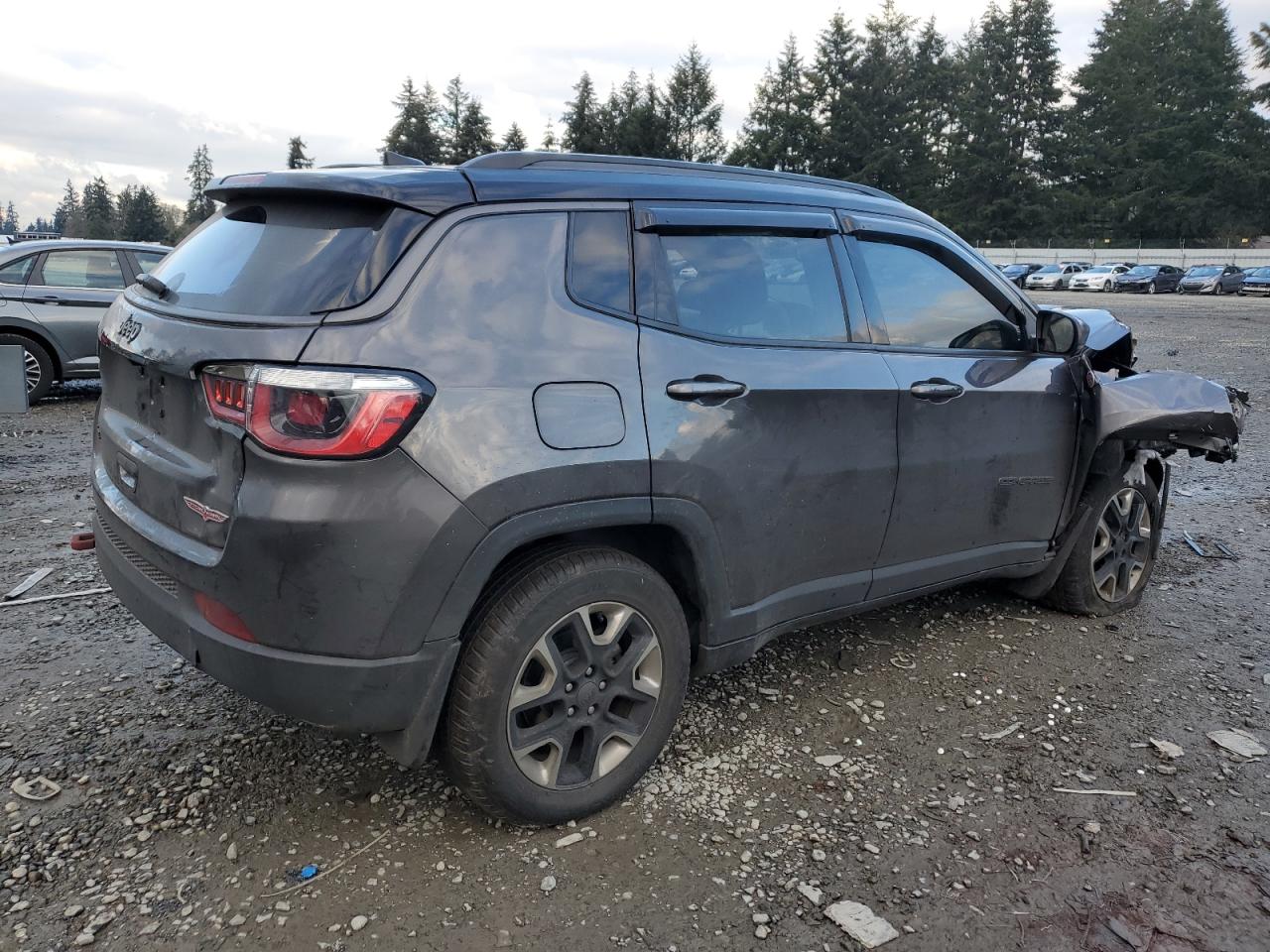 2017 Jeep Compass VIN 3C4NJDDB4HT668095 Copart auction photo, front end damage thumbnail 3