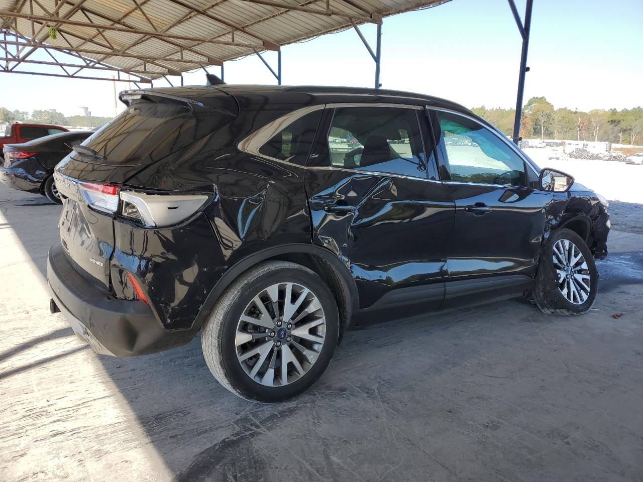 2022 Ford Escape VIN 1FMCU9J99NUB78228 Copart auction photo, all over damage thumbnail 3