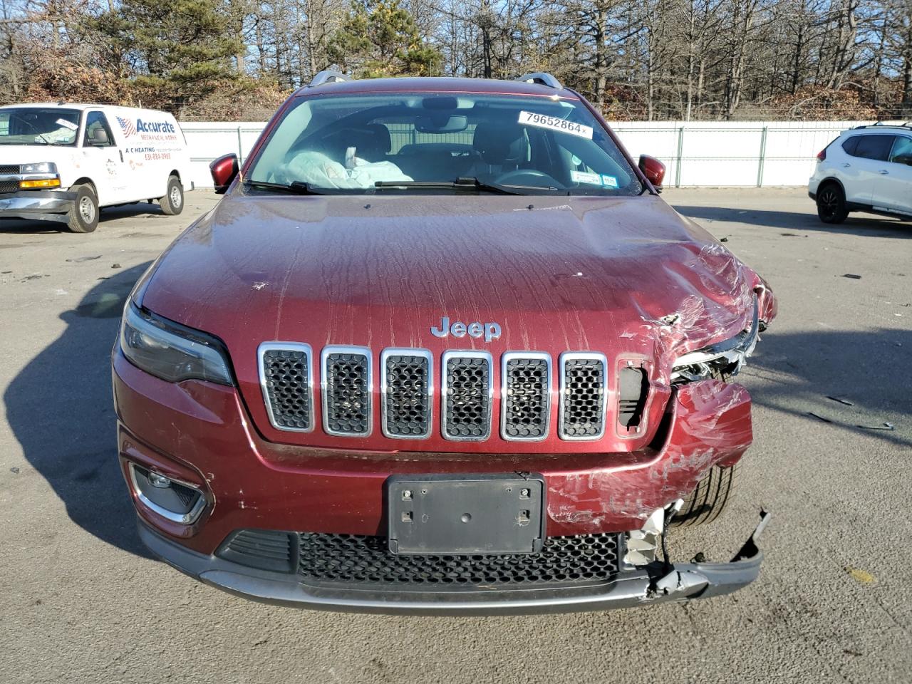 2019 Jeep Grand Cherokee VIN 1C4PJMDX2KD400437 Copart auction photo, front end / side damage thumbnail 5