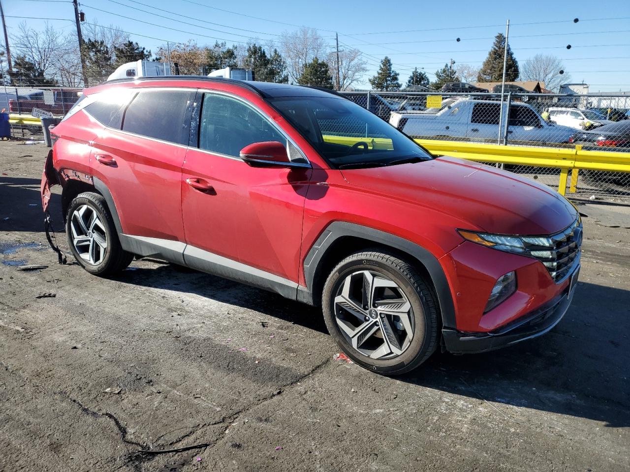 2023 Hyundai Tucson VIN 5NMJECAE3PH161972 Copart auction photo, all over damage thumbnail 4