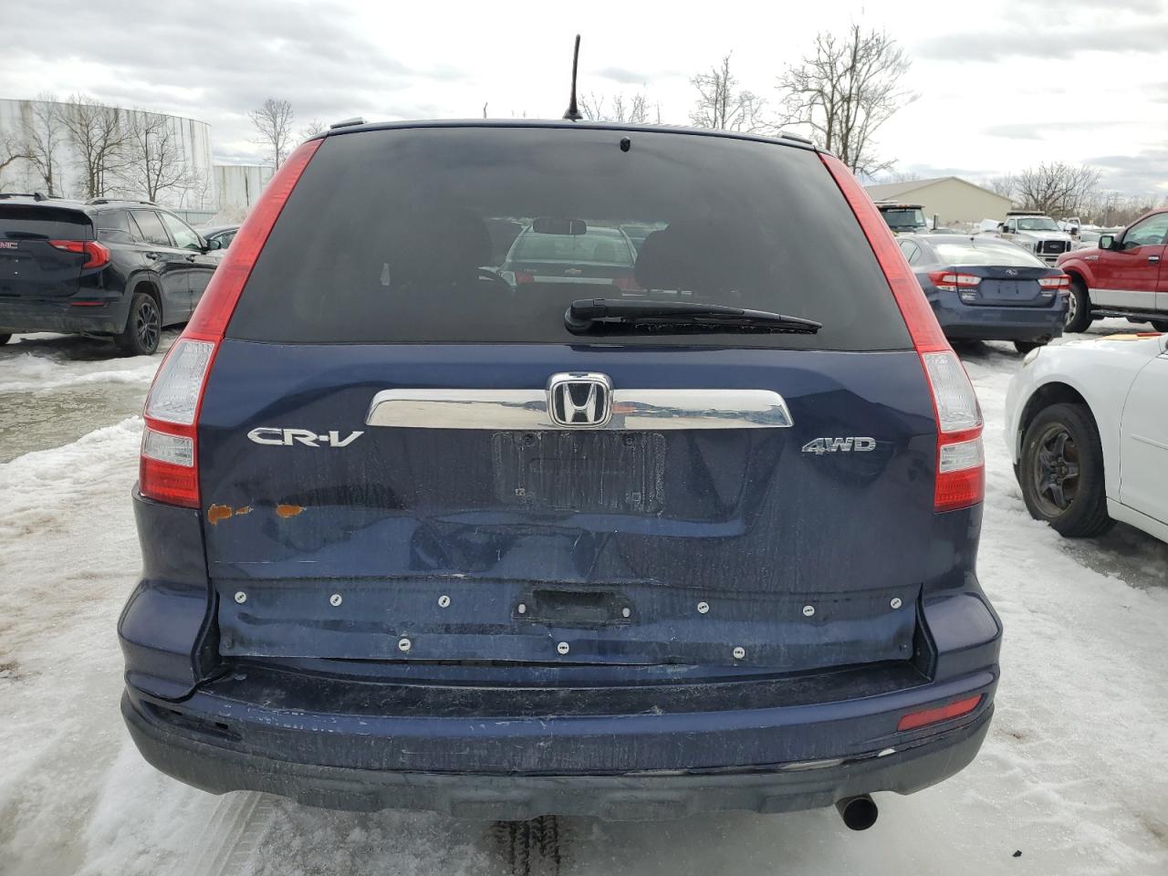 2010 Honda CR-V VIN JHLRE4H54AC001624 Copart auction photo, rear end / minor dent/scratches damage thumbnail 6