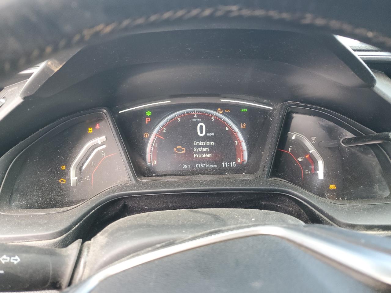 2019 Honda Civic VIN SHHFK7H49KU421304 Copart auction photo, front end / mechanical damage thumbnail 9