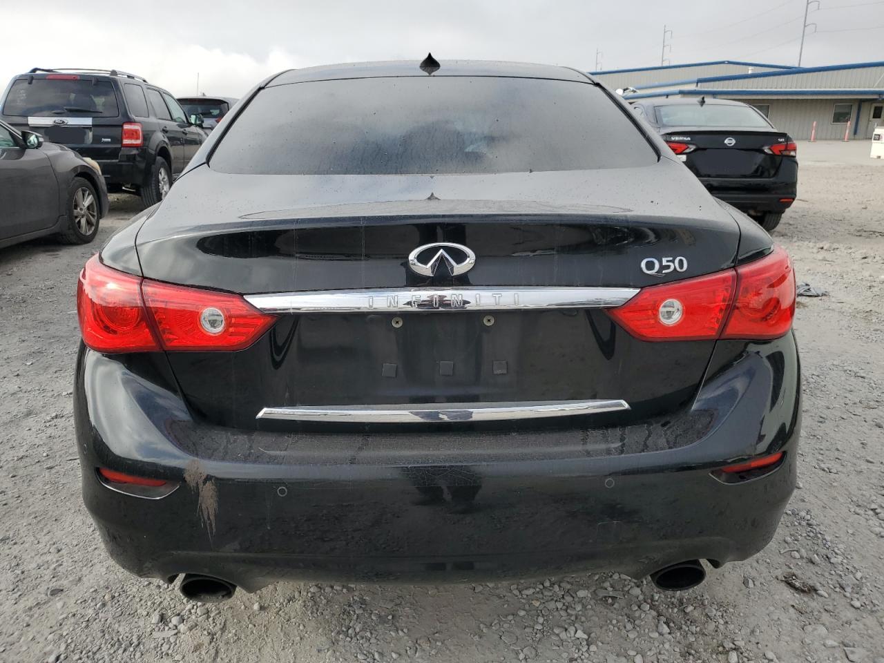 2016 Infiniti Q50 VIN JN1EV7AP9GM300511 Copart auction photo, front end damage thumbnail 6