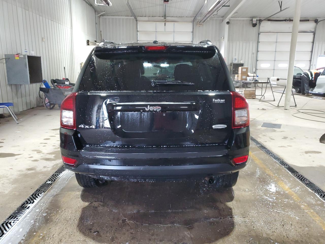 2014 Jeep Compass VIN 1C4NJDEB8ED694182 Copart auction photo, rollover damage thumbnail 6