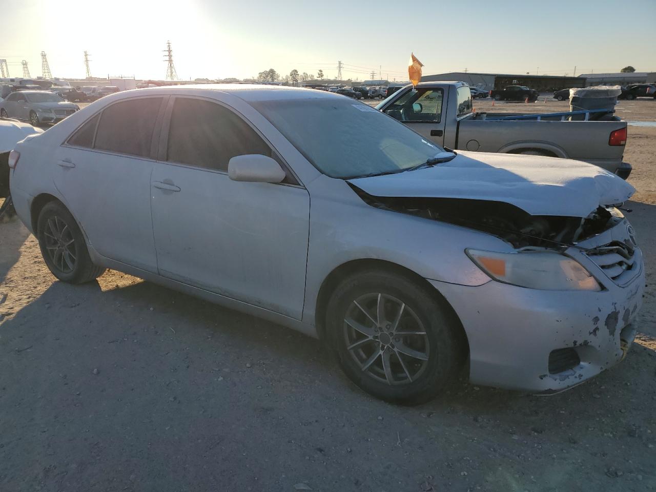2011 Toyota Camry VIN 4T1BF3EK5BU140622 Copart auction photo, front end damage thumbnail 4