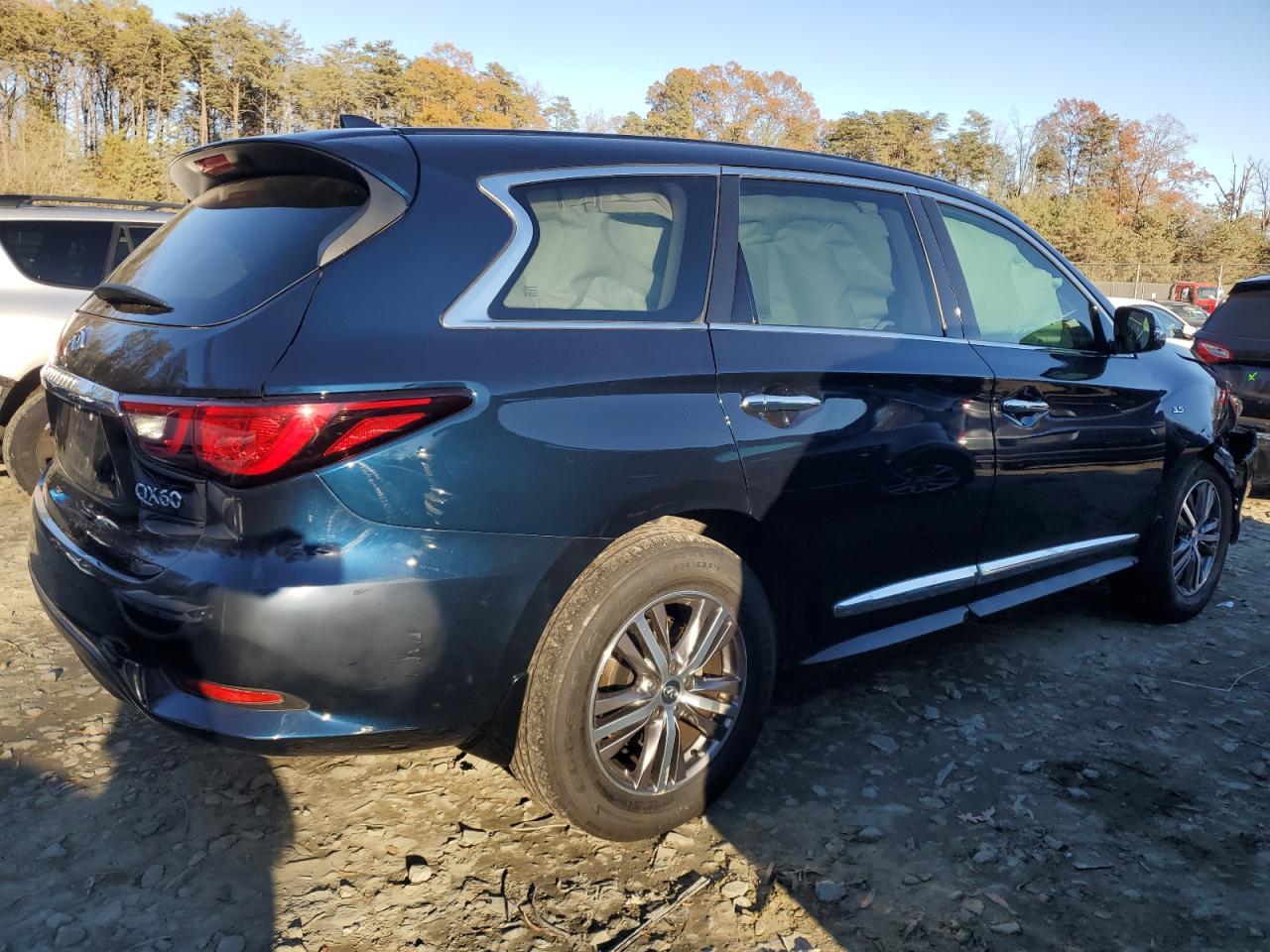 2020 Infiniti QX60 VIN 5N1DL0MN9LC522526 Copart auction photo, front end damage thumbnail 3