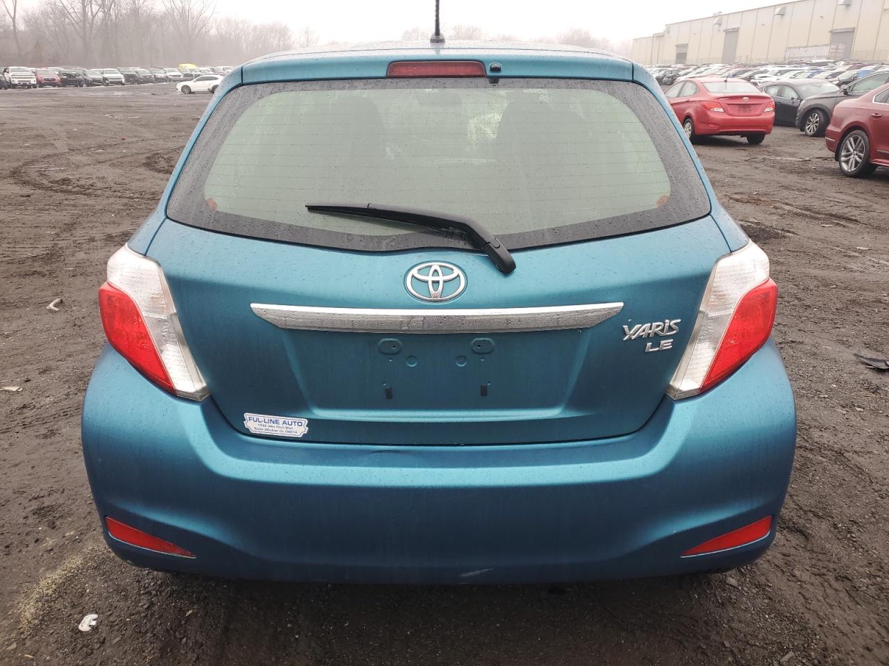 2013 Toyota Yaris VIN JTDKTUD35DD557626 Copart auction photo, front end damage thumbnail 6