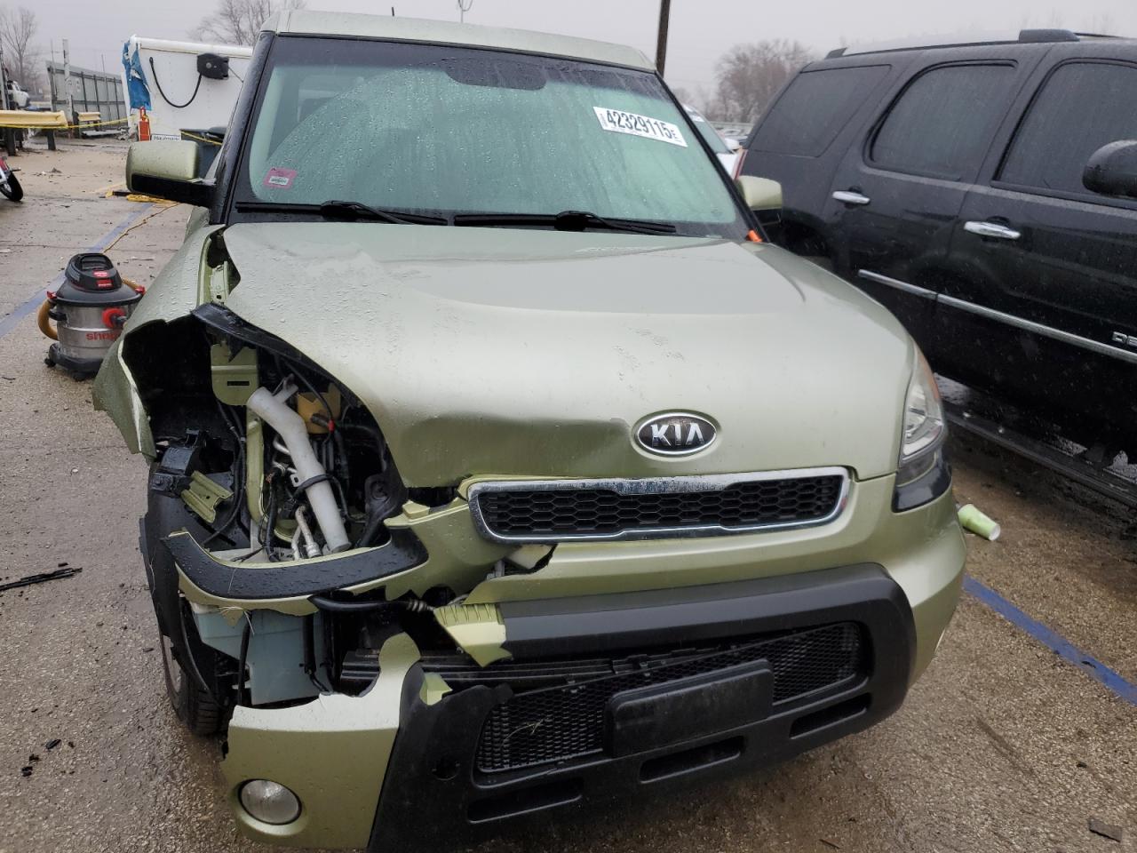 2011 KIA Soul VIN KNDJT2A27B7287774 Copart auction photo, front end damage thumbnail 5