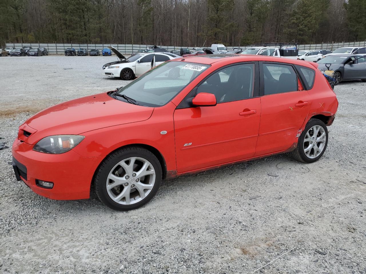 2007 Mazda 3 VIN JM1BK143771633449